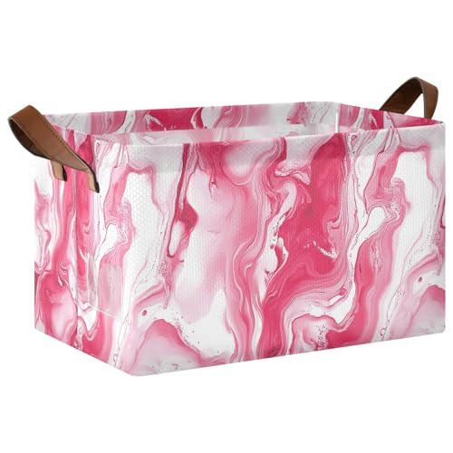 KLL Große Stoff-Aufbewahrungskörbe mit Marmor-Textur, für Würfelaufbewahrung mit Griffen, dekorativer Korb, Organizer für Spielzeug, Bücher und Kleidung, Wohnzimmer, 2 Stück KLL Große Stoff-Aufbewahrungskörbe mit Marmor-Textur, für Würfelaufbewahrung mit Griffen, dekorativer Korb, Organizer für Spielzeug, Bücher und Kleidung, Wohnzimmer, 2 Stück von KLL