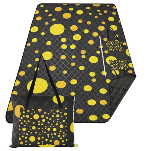 KLL Wasserfeste Outdoor-Decke für Gras, XXL, Park, Camping, Bodenmatte für Damen, 30er-Jahre, Geschenk für Frühling, Manta, Para, Playa, Gelb KLL Wasserfeste Outdoor-Decke für Gras, XXL, Park, Camping, Bodenmatte für Damen, 30er-Jahre, Geschenk für Frühling, Manta, Para, Playa, Gelb von KLL