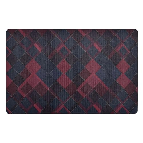 KLL Welcome Fußmatte 81,3 x 50,8 cm, rutschfeste Gummi-Außenbodenmatte, extra Läufer, Teppiche für Eingang, Wohnzimmer, Balkon, Küche, Burgunderrot, Marineblau, Vögel KLL Welcome Fußmatte 81,3 x 50,8 cm, rutschfeste Gummi-Außenbodenmatte, extra Läufer, Teppiche für Eingang, Wohnzimmer, Balkon, Küche, Burgunderrot, Marineblau, Vögel von KLL