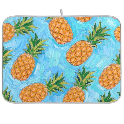 Küchenzubehör für Arbeitsplatte, Abtropfgestell, Geschirrmatte, zum Trocknen, XL, 45,7 x 61 cm, Blau Küchenzubehör für Arbeitsplatte, Abtropfgestell, Geschirrmatte, zum Trocknen, XL, 45,7 x 61 cm, Blau von KLL