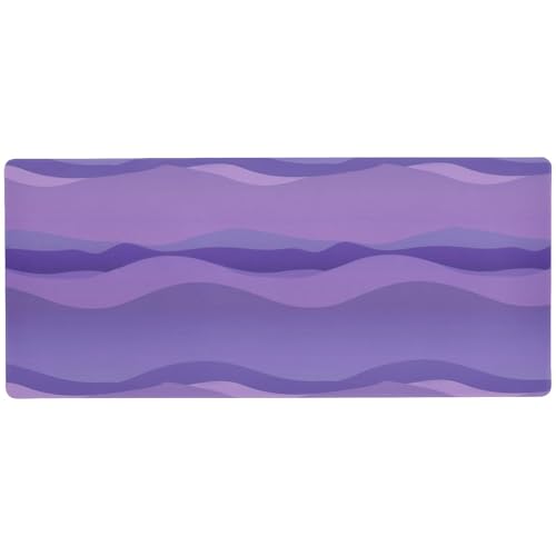 Multifunktionales großes Mauspad für den Schreibtisch zum Ausruhen, langes Schreibtisch-Mauspad, groß, 80 x 30 cm, Violett Multifunktionales großes Mauspad für den Schreibtisch zum Ausruhen, langes Schreibtisch-Mauspad, groß, 80 x 30 cm, Violett von KLL