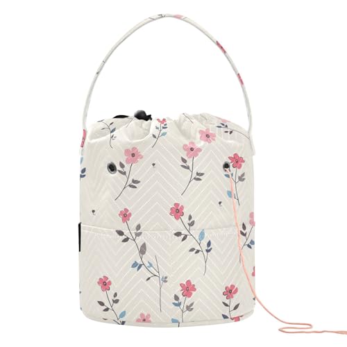 Reiseaufbewahrung mit Löchern, Häkelbedarf, Organizer für Strickwerkzeuge, Beige Reiseaufbewahrung mit Löchern, Häkelbedarf, Organizer für Strickwerkzeuge, Beige von KLL