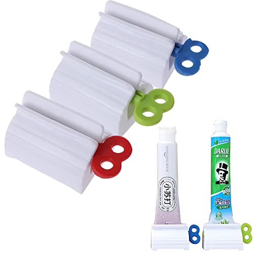 Tubenspender,Tubenquetscher,Zahnpastaspender,Quetscher,Spender,Rolling Tube Zahnpasta Quetscher,Einfacher Zahnpasta Tube Squeezer von KLLJ