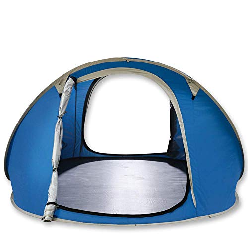 Schutz Sonne Strand ZeltVollautomatische Schnelle Öffnung Im Freien 3-4 Personen Sonnenschutz Doppel Einfache Tragbare Camping Zelt von KLLJHB