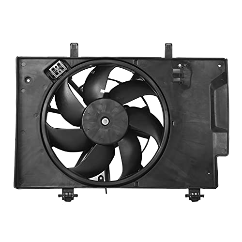 KLLJRFW A/C -Kondensatorlüfterbaugruppe Klimaanlage Kühlerlüfterbaugruppe Teil des A/C -Systems C1B18C607FA Passt 2011-2018 Typ Jahr Compact Car von KLLJRFW