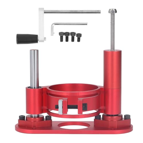 Router-Lift-Basis, Router Lift Kit, Router Werkzeug mit Sechskantschlüssel, Elektro Router Tisch Einsatzplatten Basis Basis Kit für Holzbearbeitungsschlitze von KLLJRFW