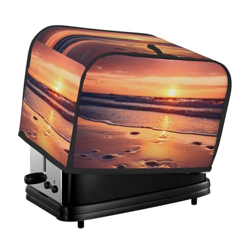 Beach and Sunset Glow Toaster Cover 2 Slice, Two Slice Bread Machine Covers Quilted Toaster Dust Cover Bread Maker Cover Universal Size Kitchen Small Appliance Cover With Top Handle Beach and Sunset Glow Toaster Cover 2 Slice, Two Slice Bread Machine Covers Quilted Toaster Dust Cover Bread Maker Cover Universal Size Kitchen Small Appliance Cover With Top Handle von KLLTYHMU