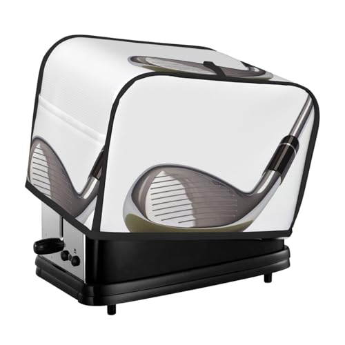 Golfschläger-Toaster-Abdeckung, 2 Scheiben, Brotmaschinen-Abdeckungen, gesteppter Toaster, Staubschutz, Universalgröße, Küchen-Abdeckung für kleine Geräte mit Tragegriff oben Golfschläger-Toaster-Abdeckung, 2 Scheiben, Brotmaschinen-Abdeckungen, gesteppter Toaster, Staubschutz, Universalgröße, Küchen-Abdeckung für kleine Geräte mit Tragegriff oben von KLLTYHMU