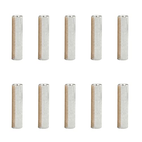 Bolzen 10 Stück M2 × 22 mm, rote sechseckige Säule aus Aluminiumlegierung, Verbindungssäule, Isoliersäule, Eloxieren, Modellgestell-Zubehör(Primary color,M2x14mm-10pcs) von KLNCXC