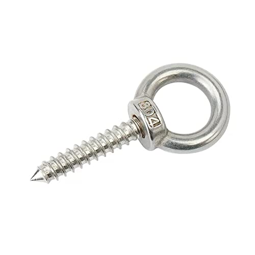 Bolzen 6 Stück M5 × 30 mm Schmetterlings-Blechschrauben aus Edelstahl 304(Rings,M6x50mm-6pcs) von KLNCXC