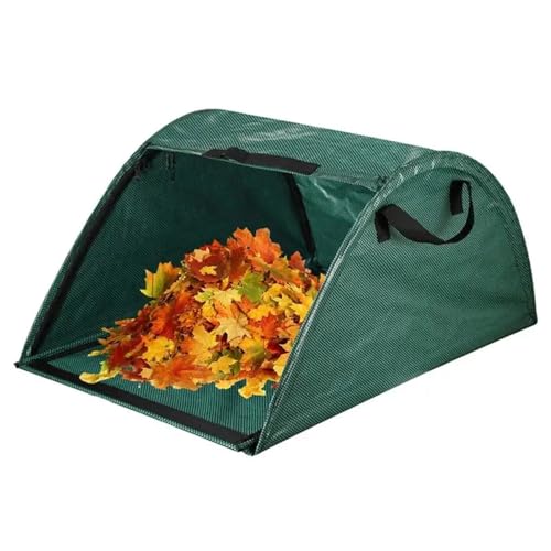 Gartenabfallsäcke Gartenabfallsäcke, 100 l, große Kehrschaufel mit Griff, schalenförmige Gartensäcke for einfachen Sammeln von Abfällen, robuste Laubbehälter, Abfalleimer von KLNCXC