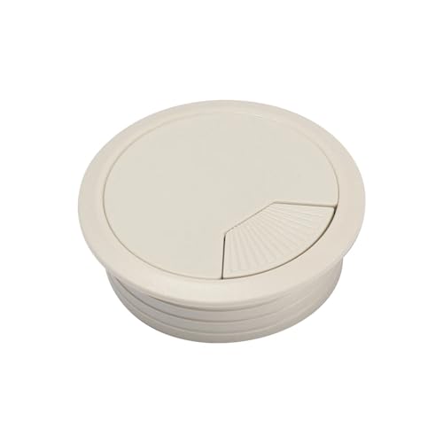 Ösen Schreibtischtülle 680 mm Schreibtisch Tisch Kunststoff Kabel Loch Abdeckung Computer Schreibtisch Runde Draht ordentlich Tülle Kabel Organizer(Gray,60mm) von KLNCXC