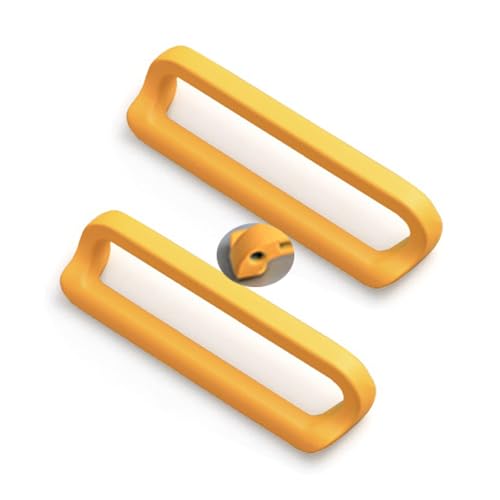 Schrankgriffe 2 Packungen dekorative Schrankgriffe, Schrankgriffe aus Zinklegierung, bunte Zimmergriffe, Schubladenknöpfe, Küchentürhebel for Badezimmer, Schrank, Kleiderschrank(Yellow,128mm) von KLNCXC
