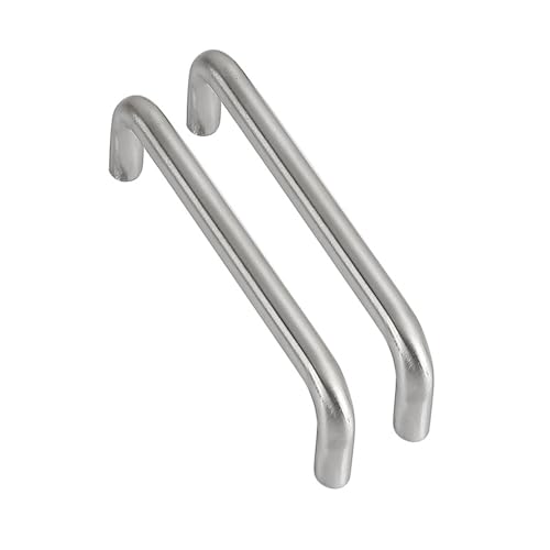 Schrankgriffe 2er-Pack Schrankgriffe aus gebürstetem Edelstahl 304, moderne Schrankgriffe, Schubladenknöpfe, Küchentürhebel for Badezimmer, Schrank, Kleiderschrank, Hardware(256mm) von KLNCXC