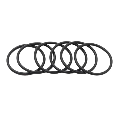 Unterlegscheiben O-Ringe, 1 mm x 34 mm x 36 mm O-Ring-Dichtungen, schwarze Gummi-O-Ringe, 20 Stück(1 X 37 X 39mm) von KLNCXC