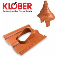 Klober - Klöber Dachdurchführung dn 100 Rot Sat Antennen Durchgang Frankfurter Pfanne von KLOBER