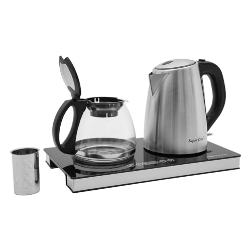 1.8kw Elektrischer Wasserkocher 1.8L+1L Doppelflammiger Elektrischer Wasserkocher Teekanne mit Touchscreen und Teesieb 70-80℃ Transparenter Kaffeekanne für Büros, Hotels, Wohnungen 1.8kw Elektrischer Wasserkocher 1.8L+1L Doppelflammiger Elektrischer Wasserkocher Teekanne mit Touchscreen und Teesieb 70-80℃ Transparenter Kaffeekanne für Büros, Hotels, Wohnungen von KLOOLIVE