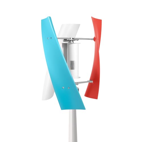400w 12v Windturbine, Automatisch Windturbinengenerator, Vertikale Garten-Windturbinen Generator Kit mit Controller, Niedriggeräusches Home Spirale Windturbine, 3-Blatt-Windkraftgenerator für Boote 400w 12v Windturbine, Automatisch Windturbinengenerator, Vertikale Garten-Windturbinen Generator Kit mit Controller, Niedriggeräusches Home Spirale Windturbine, 3-Blatt-Windkraftgenerator für Boote von KLOOLIVE