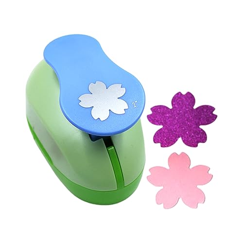 KLOP256 Stanzer, Blütenform Stanzer, Kirschblüten Papierstanzer, DIY Scrapbook 48mm Papierstanzer von KLOP256