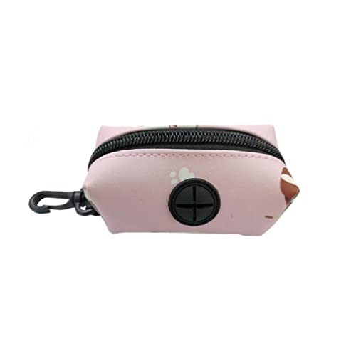 Hundekotbeutel Spender Tasche Leine Befestigungs Organizer Süßer Aufdruck Hundekotbeutel Halter Einfach Zu Bedienen Weiß/rosa/braun Hundekotbeutel Spender Freien Für Leinengriff von KLOVA