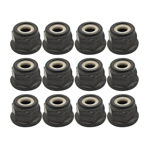 10 mm x 1,0 LH-Gewinde-Klingenbundmutter passend for FS86 FS87 FS87R FS88 FS90 FS120 FS200 FS250 Freischneiderteil, 12 Stück von KLRAEZ