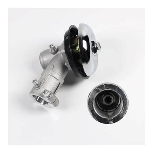 24mm Spline 4T 7T 9T 10T M10 Achse 7mm Kopf Getriebe Getriebe Welle Fit for Garten Werkzeuge Mäher Gras(24 X 7T) von KLRAEZ