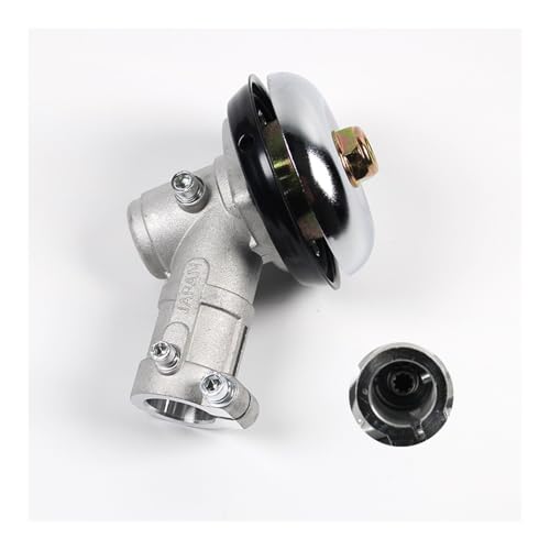 24mm Spline 4T 7T 9T 10T M10 Achse 7mm Kopf Getriebe Getriebe Welle Fit for Garten Werkzeuge Mäher Gras(24 X 9T) von KLRAEZ