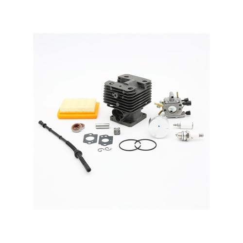 35mm 38mm 40mm Zylinderkolben Vergaser Luftfilter Kraftstoffschlauch Kit Fit for FS120 FS250 FS200 Garten Freischneider Teile(FS250 40MM) von KLRAEZ