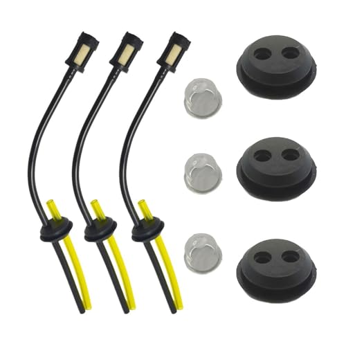 3set Gras Kraftstoff Linie Filter Kit Fit for Pinsel Cutter Rasenmäher Primer Kraftstoff Schlauch Garten Werkzeug Teile 3set Gras Kraftstoff Linie Filter Kit Fit for Pinsel Cutter Rasenmäher Primer Kraftstoff Schlauch Garten Werkzeug Teile von KLRAEZ