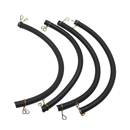 4 stücke Kraftstoffschlauchleitungsklemmen Passend for GX120 GX140 GX160 GX200 ID 3/16 "Länge 6-1/2" von KLRAEZ