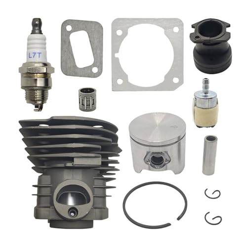 44MM Überzogene Kettensäge Zylinder Kolben Dichtung Kit Fit for 351 353 346XP Verteiler Nadel Lager von KLRAEZ
