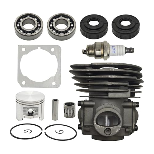 45mm Zylinderkolbensatz passend for 353 346XP 350 Kettensäge 537253002 Öldichtungslager 2-Takt Gartenwerkzeugteile 45mm Zylinderkolbensatz passend for 353 346XP 350 Kettensäge 537253002 Öldichtungslager 2-Takt Gartenwerkzeugteile von KLRAEZ