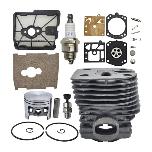 46mm Zylinderkolbensatz Passend for FS550 FS420 FS420L FS550L Luftfilterabdeckung Dekompressionsreparatursatz 46mm Zylinderkolbensatz Passend for FS550 FS420 FS420L FS550L Luftfilterabdeckung Dekompressionsreparatursatz von KLRAEZ