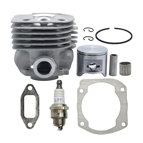 48mm Rundzylinder Kolbenringe Käfiglager Dichtungssatz Kit Passend for 365 362 Kettensäge Motor Motorteile von KLRAEZ