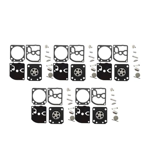 5-teiliges Vergaser-Reparaturset passend for C1Q S58 S64 S82 S83 S48 GND 28 FS 55 120 200 250 300 350 SH55 85 BG45 46 55 von KLRAEZ