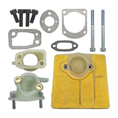 Ellenbogen-Verteiler-Luftfilter passend for 61 268 272 Vergaser-Schraubendichtung Kettensäge 503496901, 501806602 von KLRAEZ