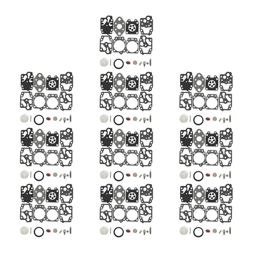 K20-WYL Vergaserdichtungs-Reparatur-Umbausatz passend for GX22 GX31 LE230 GT1100 GT2101 WYL-240, 10 Stück von KLRAEZ