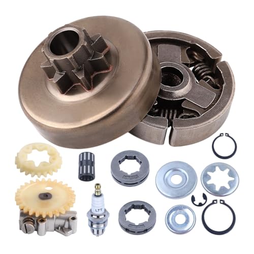 Kupplungstrommel Assy Kettenrad Felge Öl Washer Reparatur Kit Fit for 038 038AV MS380 MS381 Kettensäge W Nadel Lager von KLRAEZ