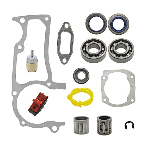 Kurbelwellenlager Dichtungssatz passend for 362 365 371 372 372XP Kettensägen W Waschmaschine Kraftstofffilter Schlauchschalter von KLRAEZ