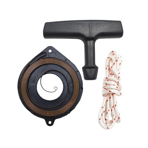 Rückstoßstarter-Federgriff-Griffseil-Kit Passend for 445 445E 450E 455 455E 460 455 Kettensäge-Ersatzteil-Gartenwerkzeug Rückstoßstarter-Federgriff-Griffseil-Kit Passend for 445 445E 450E 455 455E 460 455 Kettensäge-Ersatzteil-Gartenwerkzeug von KLRAEZ