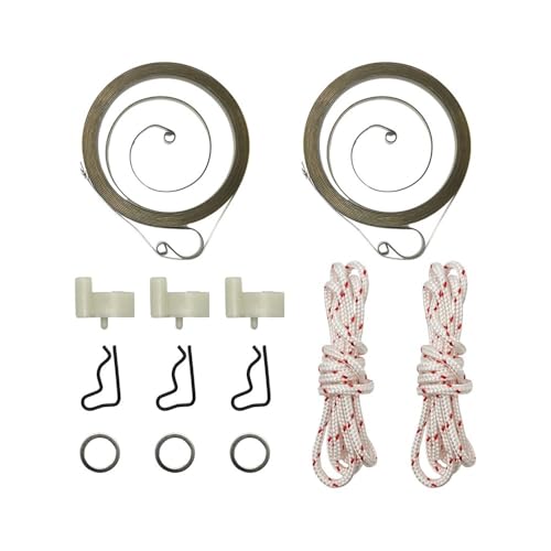 Rückstoßstarter-Federseil-Zugschnur-Kit passend for FS45 FS55 BG55 BG65 BG85 Rasenmäherteile Rückstoßstarter-Federseil-Zugschnur-Kit passend for FS45 FS55 BG55 BG65 BG85 Rasenmäherteile von KLRAEZ
