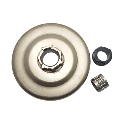Spur Kettenrad Kupplung Trommel Kit Fit for 61 66 162 266 268 272 272XP 503650901 501514001 Garten Werkzeuge von KLRAEZ