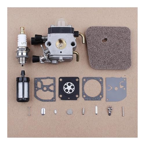 Vergaser Carb Reparatur Kit Fit for HS45 FS55 FS38 HS45 HS45 Hedge C1Q-S169B Rasen Mover Teile von KLRAEZ