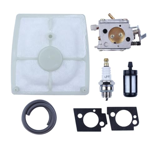 Vergaser Luft Kraftstoff Filter & Linie Fit for 041 Carb Kettensäge Garten Werkzeug Teile von KLRAEZ