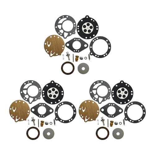 Vergaser-Reparatursatz, passend for RK-114HL HL 109 112 125 132 155 158 08 TF350 TS350, Vergaser-Ersatzteile, 3 Stück von KLRAEZ