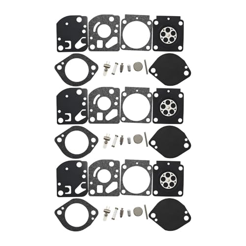 Vergasermembrandichtungs-Reparatursatz passend for BR500 BR550 BR600 RB-114 Ersatzteil 3 Stück von KLRAEZ