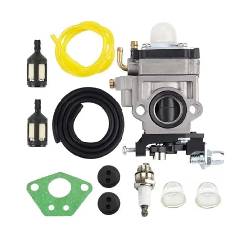 Vergasersatz passend for 43CC 52CC TB43 1E40F-5 BC520 CG430 CG520 WYK-74 Kraftstofffilter Grasschneider Motor Gartenwerkzeug Kettensäge von KLRAEZ