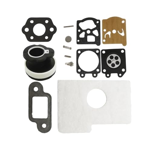 Verteiler Vergaser Reparatur Rebuild Kit Fit for MS180 MS170 018 017 Kettensäge Teil Dichtung Luftfilter von KLRAEZ