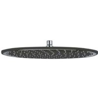 A-Qa - Kopfbrause 400, 1 Strahl, mattschwarz / chrom 6434087-00 - Kludi von KLUDI