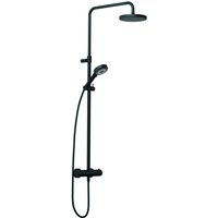 Dive s 3S Thermostat-Dual-Shower-System 6807939-00 mit Handbrause, mattschwarz - Kludi Dive s 3S Thermostat-Dual-Shower-System 6807939-00 mit Handbrause, mattschwarz - Kludi von KLUDI